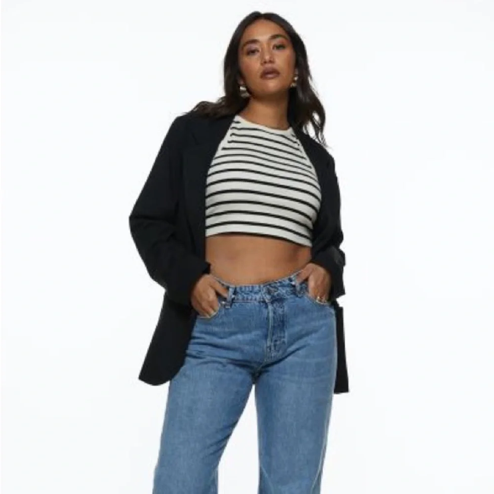 Crop striped tank top - Picture 3 of 7